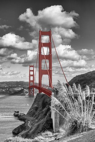 SAN FRANCISCO Golden Gate Bridge | colorkey von Melanie Viola