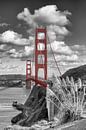 SAN FRANCISCO Golden Gate Bridge | colorkey van Melanie Viola thumbnail