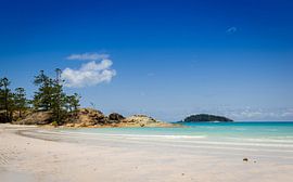 Whitehaven beach on the Whitsundays in Australia by Troy Wegman