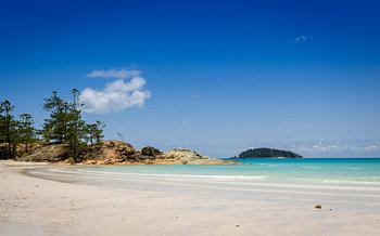 Whitehaven Strand auf den Whitsundays in Australien