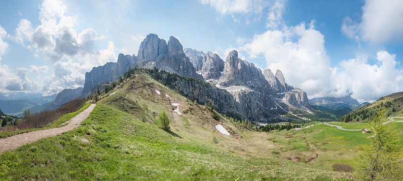 Wanderweg am Grödnerjoch, Dolomiten Südtirol von SusaZoom