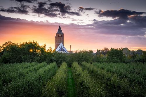 Zonsondergang in Lienden