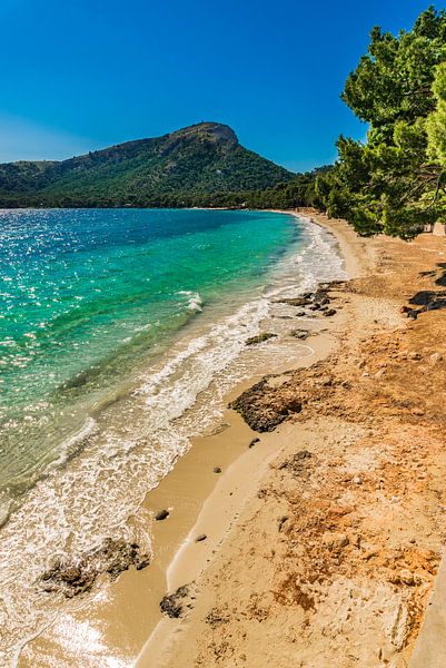 Platja de Formentor, mooi strand bij cap formentor, Mallorca Spanje van Alex Winter
