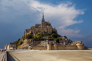 Mont Saint Michel in Normandy by Roland Brack