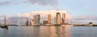 Panorama Kop van Zuid met B.A.P. Unión tijdens zonsondergang van Prachtig Rotterdam thumbnail