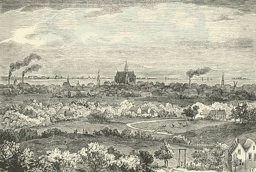 Gezigt op Haarlem, Alexander Cranendoncq