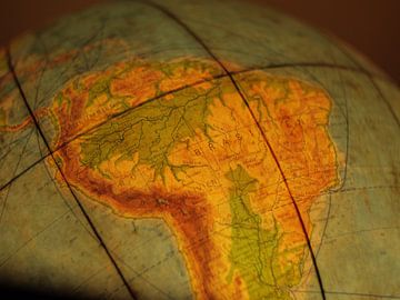 Brazilië op de Aarde van World Maps