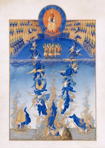De Val van de Opstandige Engelen (Très Riches Heures) – Gebroeders van Limburg