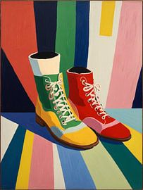 Bunte Schuhe