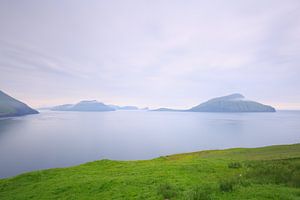Faroër-eilanden, Koltur en Hestor vanaf Streymoy