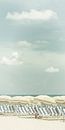 Vintage Strandidylle | Panorama von Melanie Viola Miniaturansicht