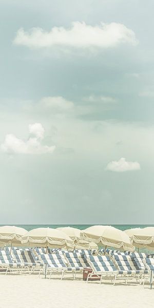 Vintage Strandidylle | Panorama von Melanie Viola
