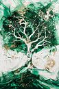 Abstract painting of dynamic tree by Art & Soul Creations thumbnail