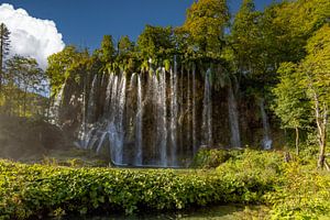 Nationalpark Plitvicer Seen, Kroatien. Panoramafoto
