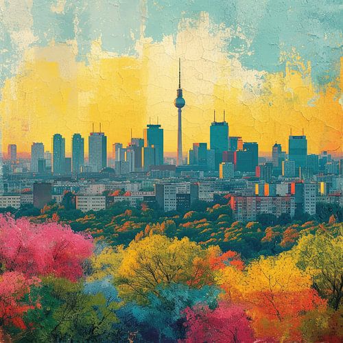 Berlin Skyline TV Tower