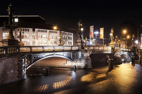 Amsterdam city at night