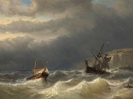 Sturm in der Nähe von Calais, Louis Meijer