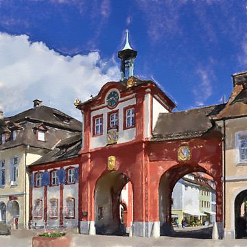 Emmendingen Stadspoort ART 1.0 van Ingo Laue