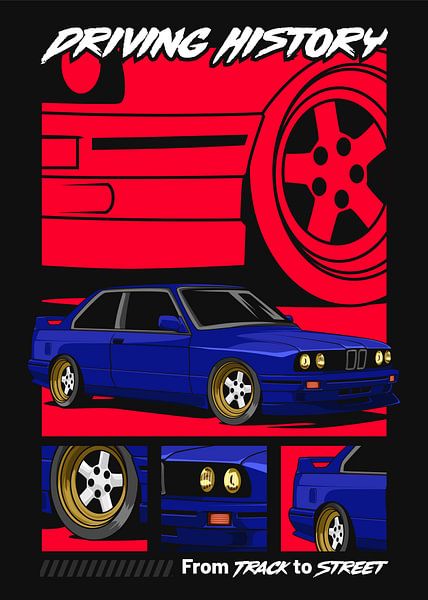 BMW M3 E30 Car by Adam Khabibi