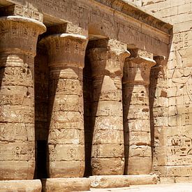 Der Tempel von Ramses III. in Medinet Haboe von Herbelicht Fotografie