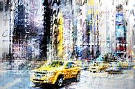 City-Art TIMES SQUARE Streetscene van Melanie Viola thumbnail