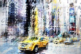 City-Art TIMES SQUARE Streetscene von Melanie Viola