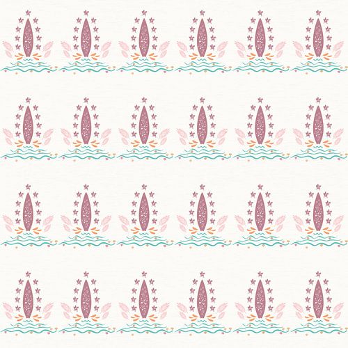 Blooming surfboards pink