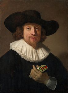 Man with a Veggie Chicken Wrap