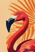 Flamingo Close-up Tropische Stralen