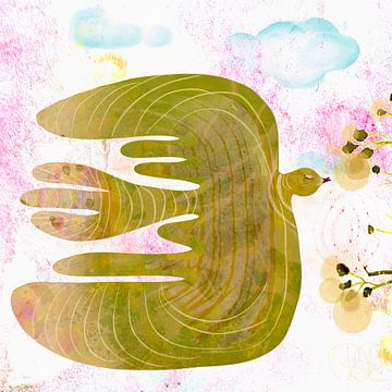 L'oiseau vert sur RAR KRAMER - Visual poet