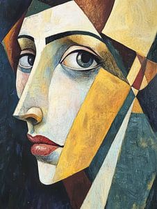 Portrait féminin abstrait