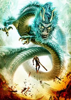 Affenkönig gegen Drache