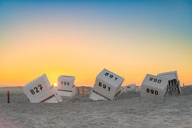 Strandkorb-Chaos in Sankt Peter-Ording