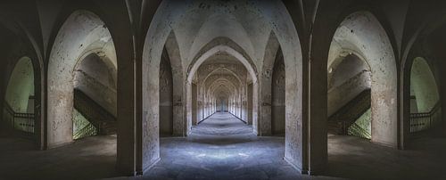 The dilapidated monastery