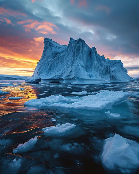Goldenes Licht über den Wellen von fernlichtsicht