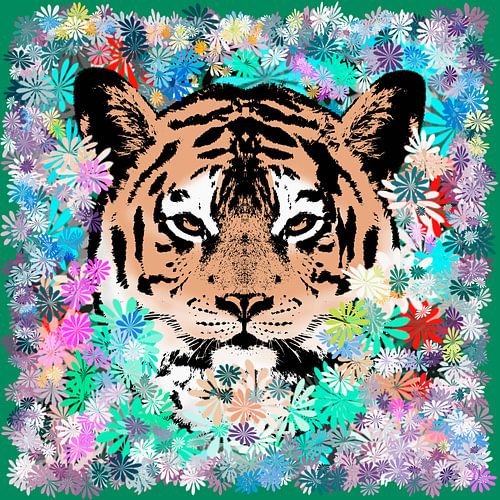 Flower-Tiger