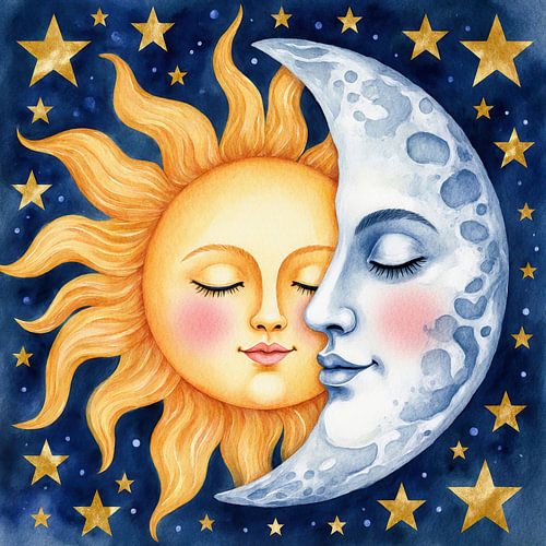 Wenn die Sonne den Mond trifft