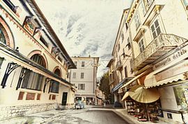 Vieux Menton sur Martine Affre Eisenlohr
