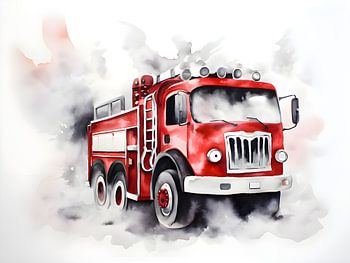 Fire engine for children's room