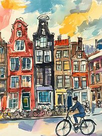 Amsterdam by Abstract Painting