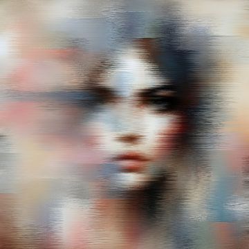 Pastel Woman Blurred van FoXo Art