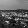 Jena panorama - black and white by Frank Herrmann