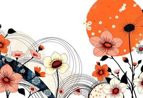 japanse kunst bloemen