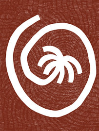 Organische tropische Spirale von Shatha Al Dafai