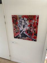 Klantfoto: Brigitte Bardot is in St.Tropez again van Michiel Folkers, op aluminium