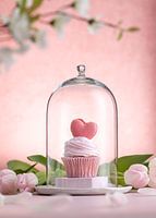 Love is Precious, een roze getint stilleven