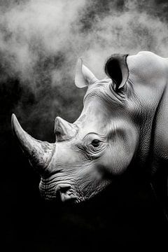 Neushoorn van Poster Art Shop