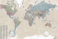 World Map REFERENCE style (2025 update)