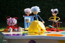 Fubby's met Tulpen jurk bij atelier.