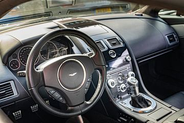 Aston Martin V12 Vantage sports car dashboard by Sjoerd van der Wal Photography